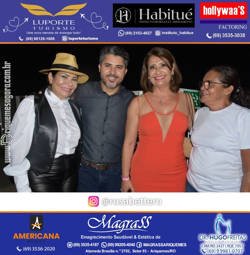 EXPOARI 2023 - Show com Gusttavo Lima & Galera & Stand & Camarote VIP & Camarote V8 na APA em Ariquemes Rondônia