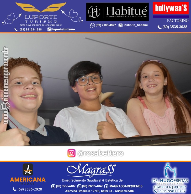 EXPOARI 2023 - Show com Gusttavo Lima & Galera & Stand & Camarote VIP & Camarote V8 na APA em Ariquemes Rondônia