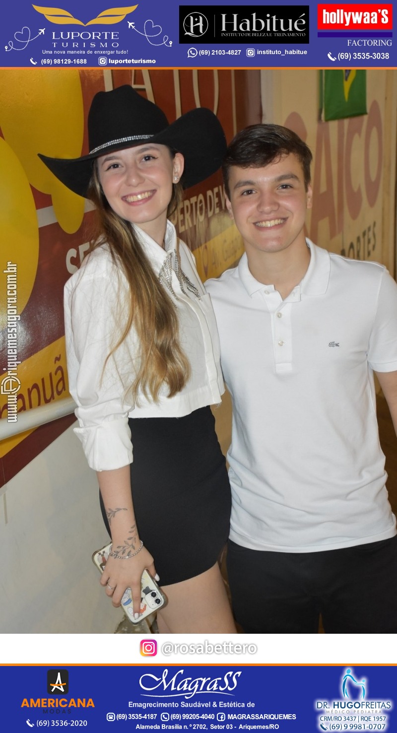 EXPOARI 2023 - Show com Gusttavo Lima & Galera & Stand & Camarote VIP & Camarote V8 na APA em Ariquemes Rondônia