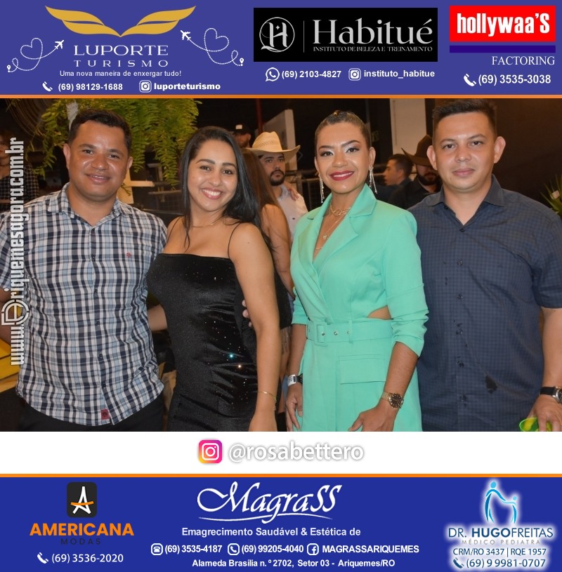 EXPOARI 2023 - Show com Gusttavo Lima & Galera & Stand & Camarote VIP & Camarote V8 na APA em Ariquemes Rondônia
