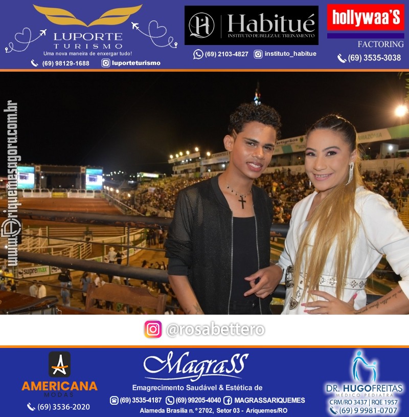 EXPOARI 2023 - Show com Gusttavo Lima & Galera & Stand & Camarote VIP & Camarote V8 na APA em Ariquemes Rondônia