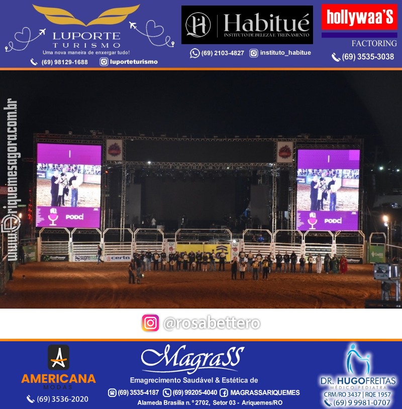 EXPOARI 2023 - Show com Gusttavo Lima & Galera & Stand & Camarote VIP & Camarote V8 na APA em Ariquemes Rondônia