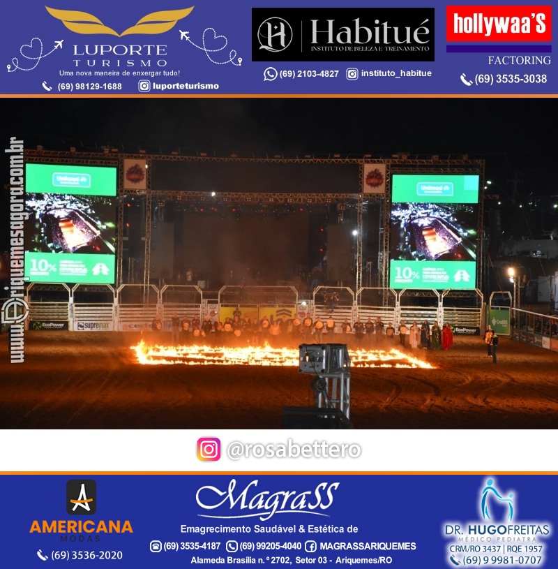 EXPOARI 2023 - Show com Gusttavo Lima & Galera & Stand & Camarote VIP & Camarote V8 na APA em Ariquemes Rondônia