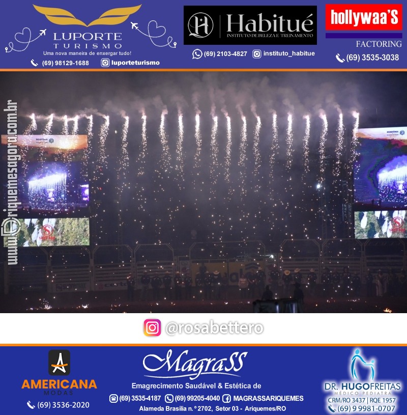 EXPOARI 2023 - Show com Gusttavo Lima & Galera & Stand & Camarote VIP & Camarote V8 na APA em Ariquemes Rondônia