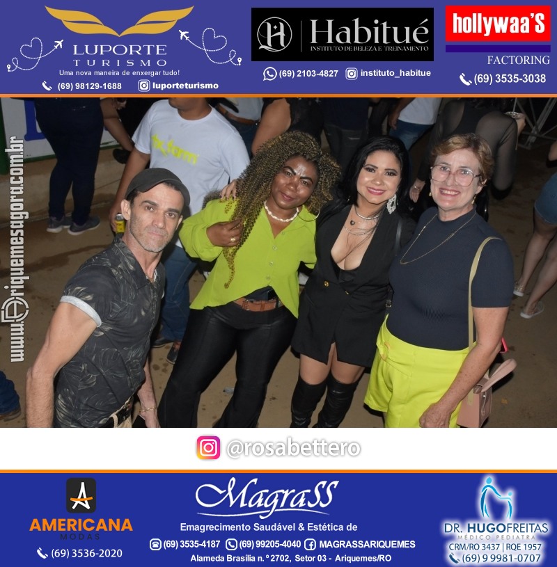 EXPOARI 2023 - Show com Gusttavo Lima & Galera & Stand & Camarote VIP & Camarote V8 na APA em Ariquemes Rondônia