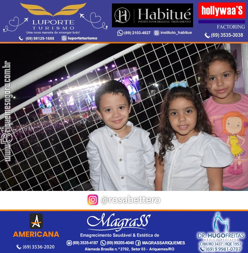 EXPOARI 2023 - Show com Gusttavo Lima & Galera & Stand & Camarote VIP & Camarote V8 na APA em Ariquemes Rondônia