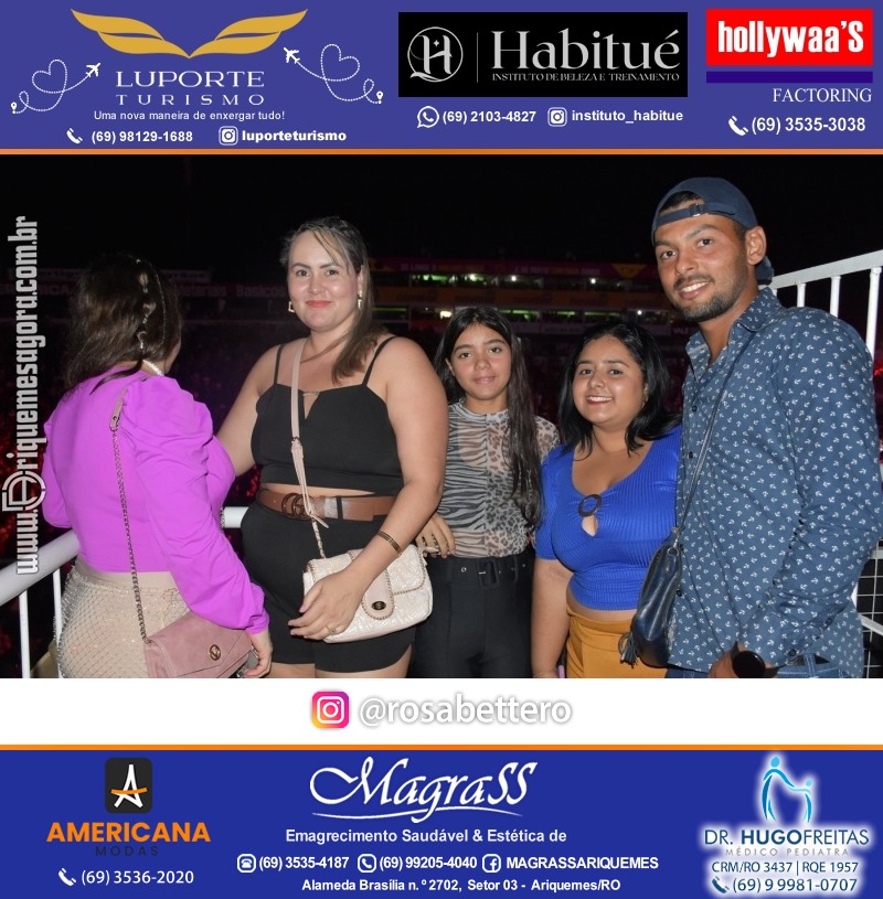 EXPOARI 2023 - Show com Gusttavo Lima & Galera & Stand & Camarote VIP & Camarote V8 na APA em Ariquemes Rondônia