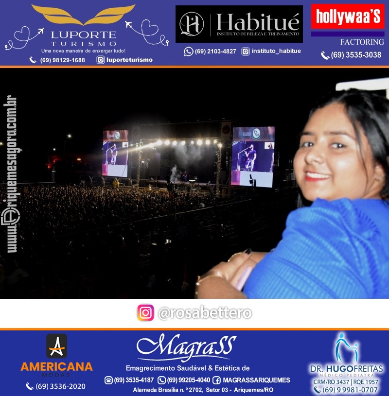EXPOARI 2023 - Show com Gusttavo Lima & Galera & Stand & Camarote VIP & Camarote V8 na APA em Ariquemes Rondônia