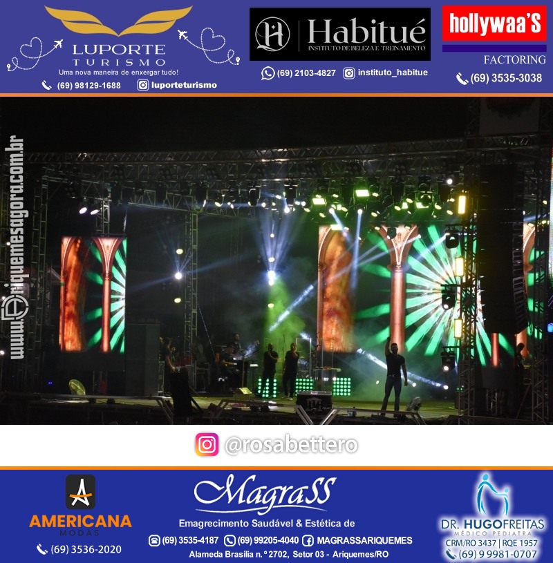 EXPOARI 2023 - Show com Gusttavo Lima & Galera & Stand & Camarote VIP & Camarote V8 na APA em Ariquemes Rondônia