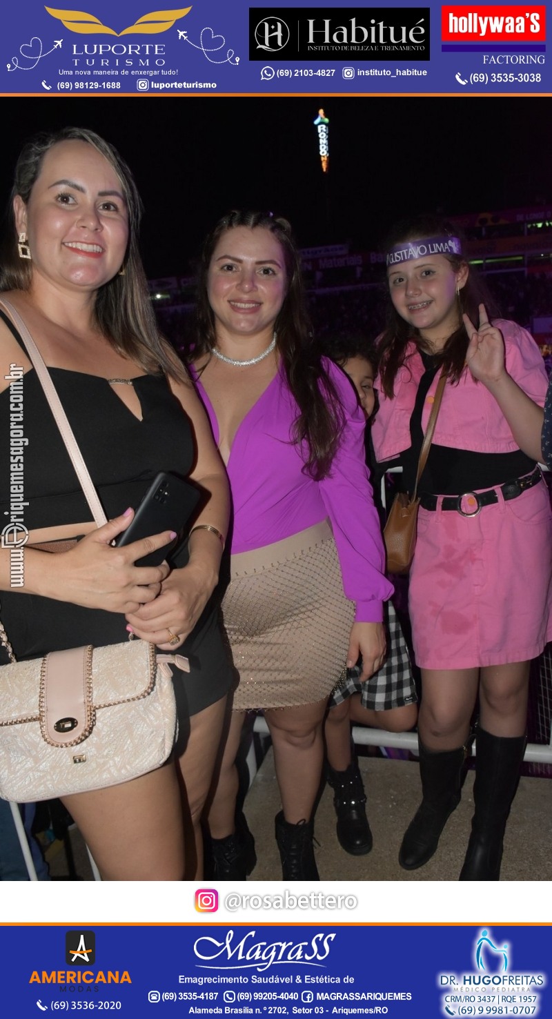 EXPOARI 2023 - Show com Gusttavo Lima & Galera & Stand & Camarote VIP & Camarote V8 na APA em Ariquemes Rondônia
