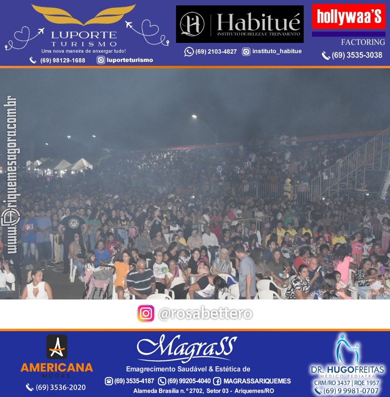 Show com cantor Gospel Fernandinho “Marcha para Jesus” em comemoração aos 46 anos de Ariquemes Rondônia