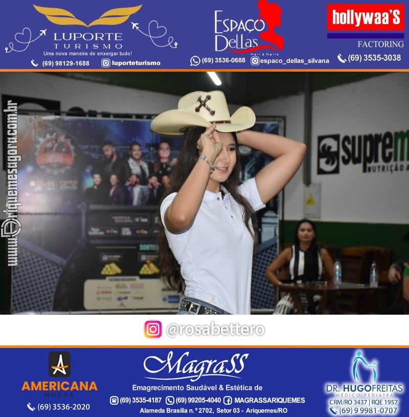 EXPOARI 2024 - As 10 candidatas ao 33° Baile do Cowboy em Ariquemes Rondônia & Galera