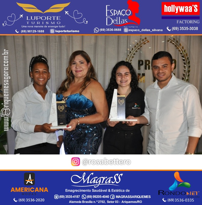 Prêmio Mulher e Prêmio Notável 2024 no Máximus Eventos em Ariquemes Rondônia