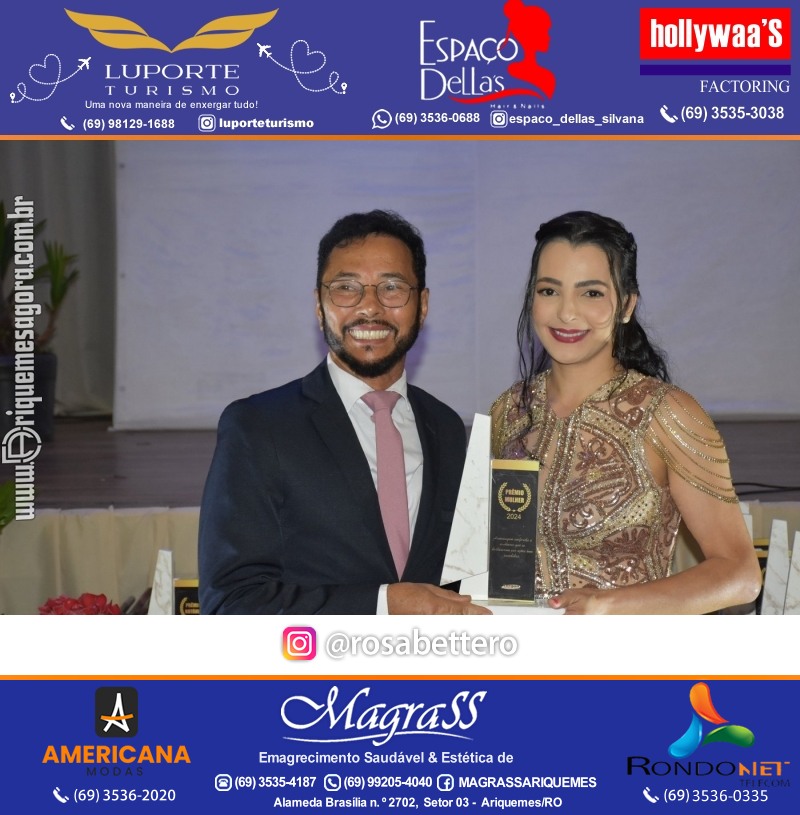 Prêmio Mulher e Prêmio Notável 2024 no Máximus Eventos em Ariquemes Rondônia