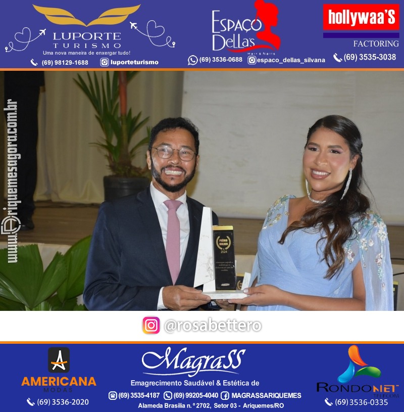 Prêmio Mulher e Prêmio Notável 2024 no Máximus Eventos em Ariquemes Rondônia