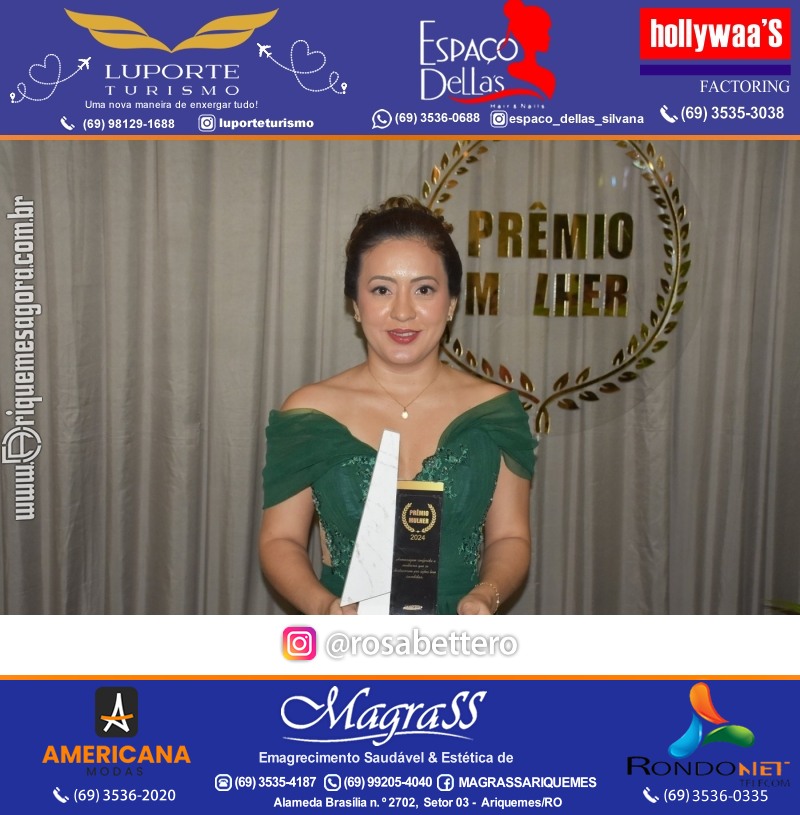 Prêmio Mulher e Prêmio Notável 2024 no Máximus Eventos em Ariquemes Rondônia