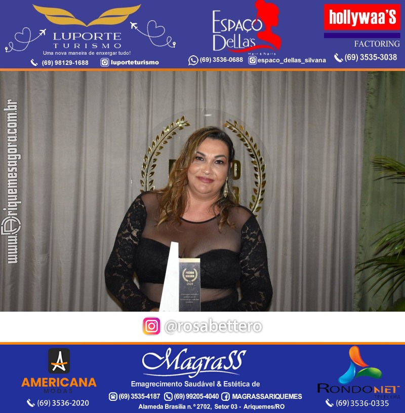 Prêmio Mulher e Prêmio Notável 2024 no Máximus Eventos em Ariquemes Rondônia
