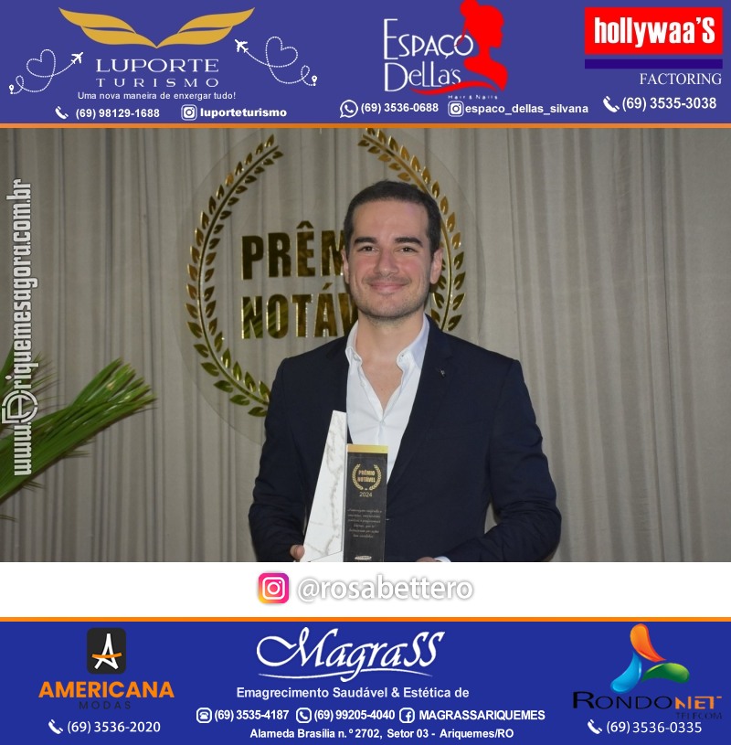 Prêmio Mulher e Prêmio Notável 2024 no Máximus Eventos em Ariquemes Rondônia
