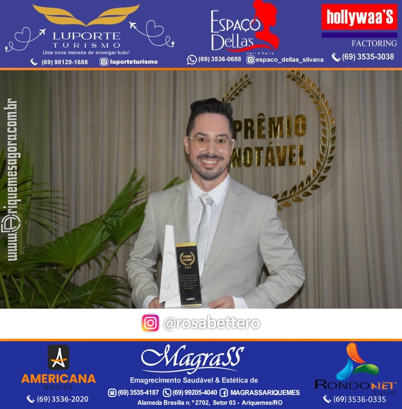 Prêmio Mulher e Prêmio Notável 2024 no Máximus Eventos em Ariquemes Rondônia
