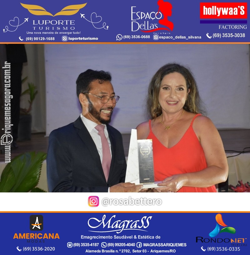 Prêmio Mulher e Prêmio Notável 2024 no Máximus Eventos em Ariquemes Rondônia
