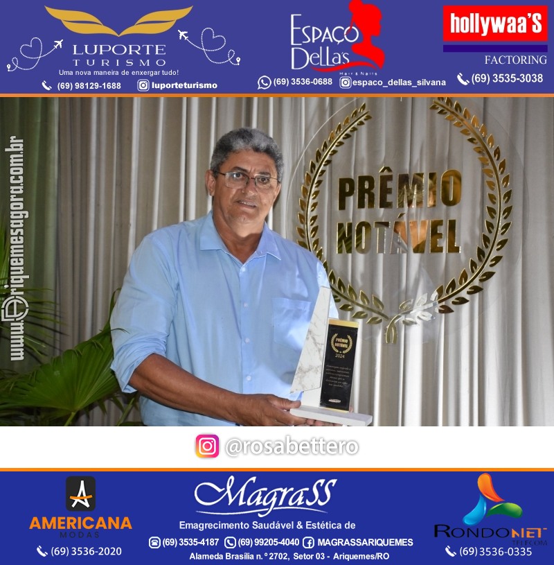 Prêmio Mulher e Prêmio Notável 2024 no Máximus Eventos em Ariquemes Rondônia
