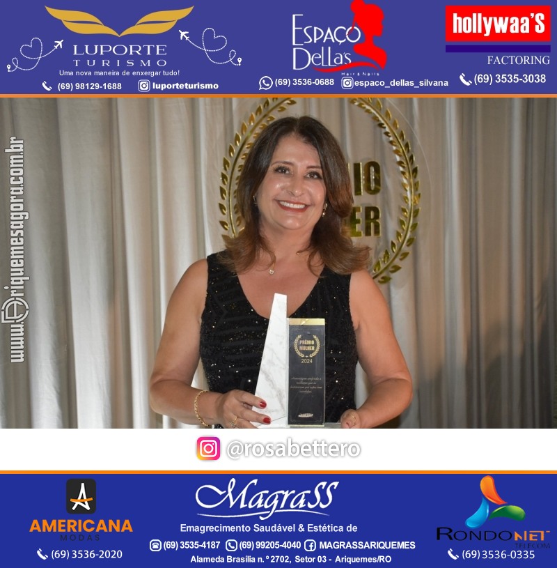 Prêmio Mulher e Prêmio Notável 2024 no Máximus Eventos em Ariquemes Rondônia