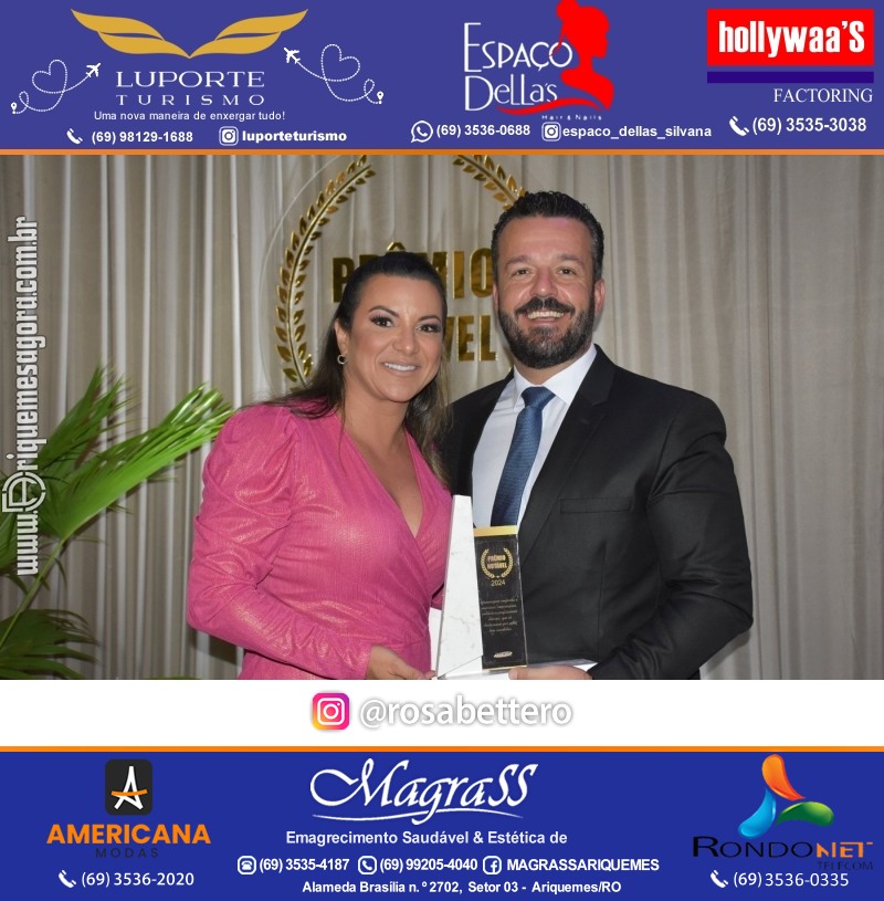 Prêmio Mulher e Prêmio Notável 2024 no Máximus Eventos em Ariquemes Rondônia