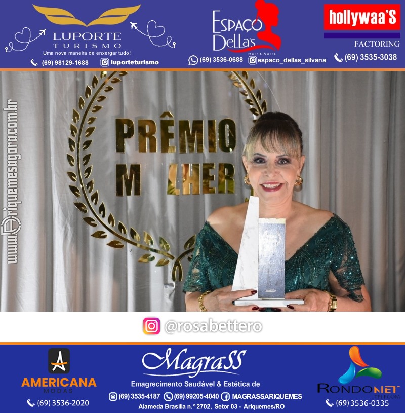 Prêmio Mulher e Prêmio Notável 2024 no Máximus Eventos em Ariquemes Rondônia