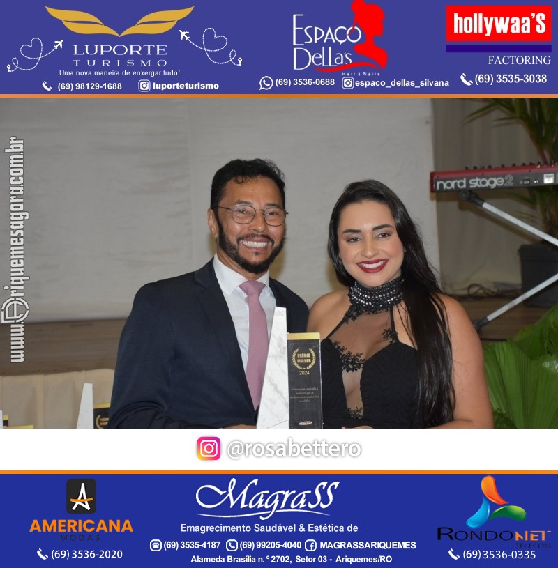 Prêmio Mulher e Prêmio Notável 2024 no Máximus Eventos em Ariquemes Rondônia