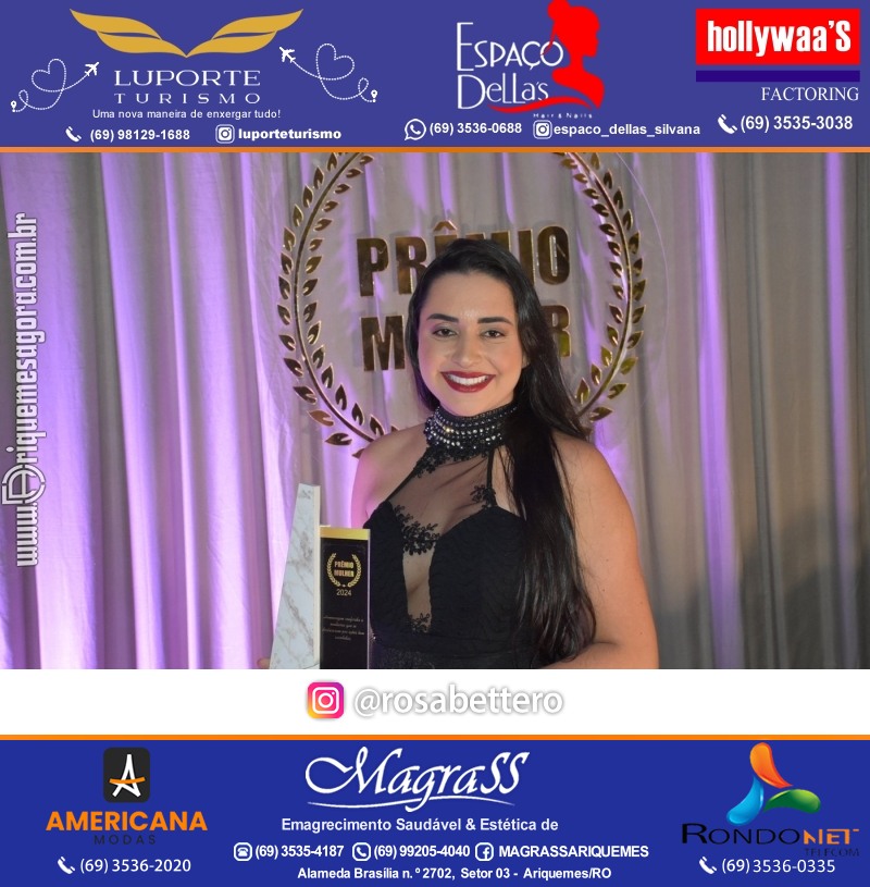 Prêmio Mulher e Prêmio Notável 2024 no Máximus Eventos em Ariquemes Rondônia