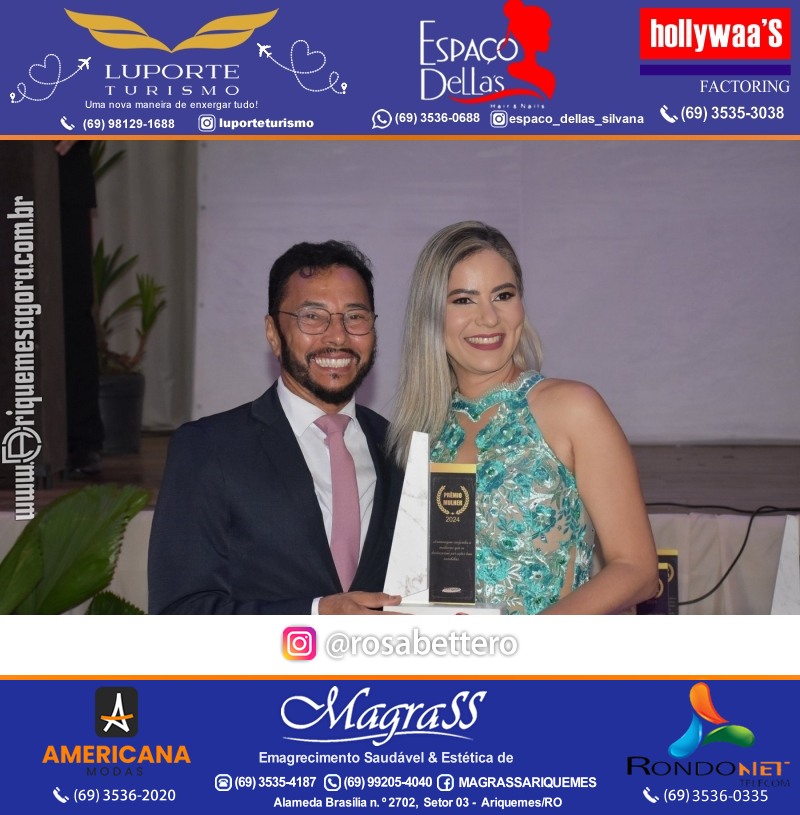 Prêmio Mulher e Prêmio Notável 2024 no Máximus Eventos em Ariquemes Rondônia