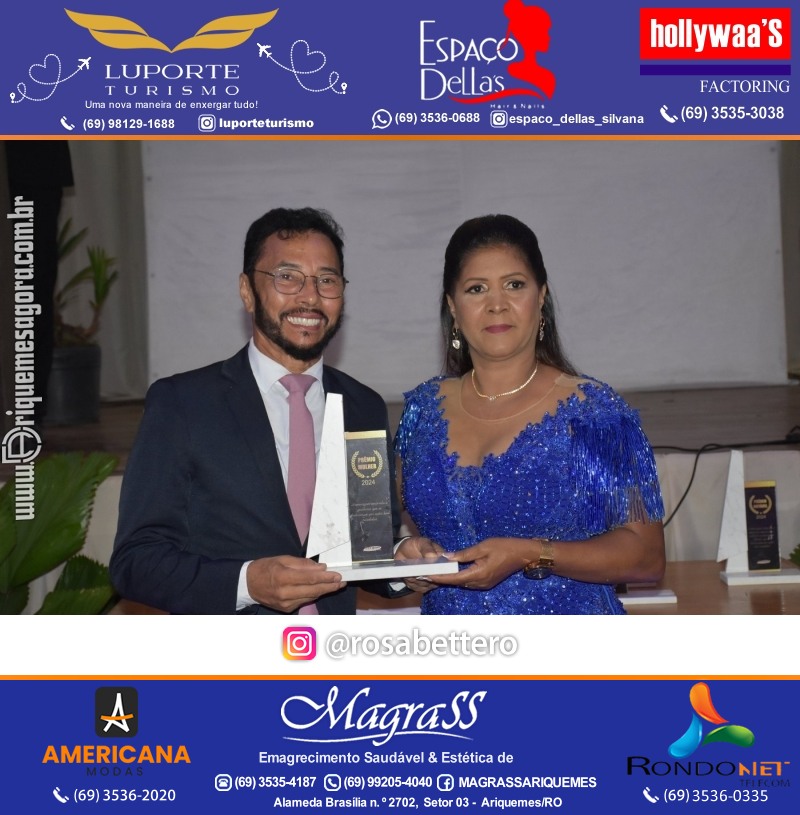 Prêmio Mulher e Prêmio Notável 2024 no Máximus Eventos em Ariquemes Rondônia