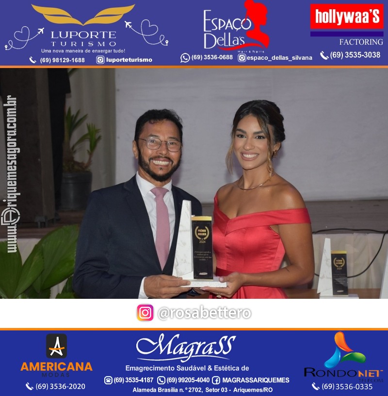 Prêmio Mulher e Prêmio Notável 2024 no Máximus Eventos em Ariquemes Rondônia