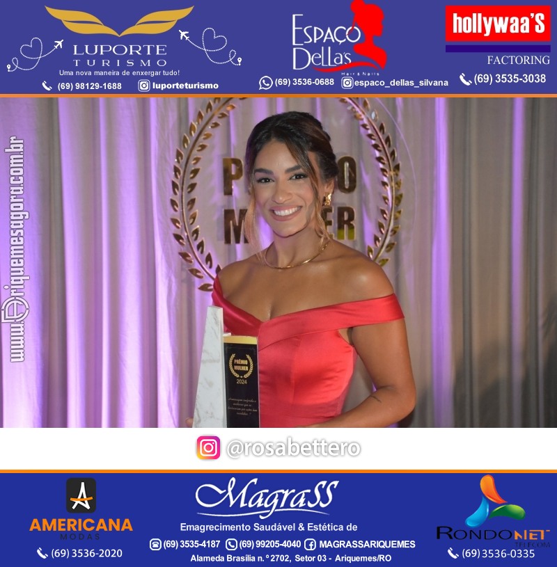 Prêmio Mulher e Prêmio Notável 2024 no Máximus Eventos em Ariquemes Rondônia