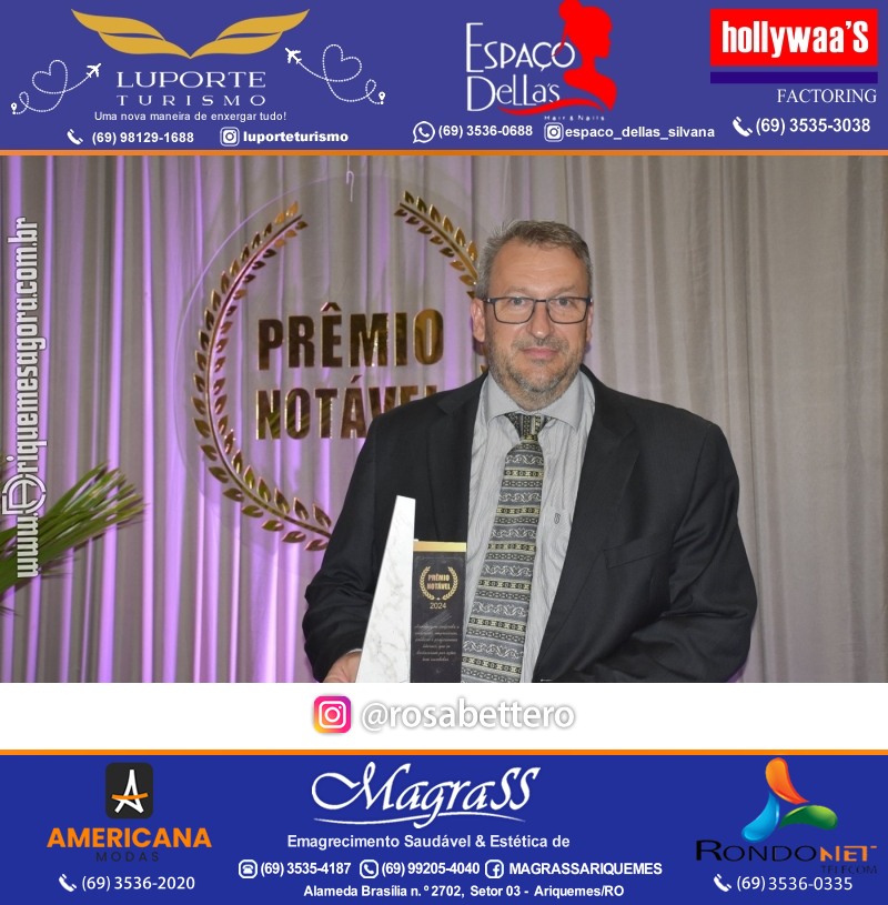 Prêmio Mulher e Prêmio Notável 2024 no Máximus Eventos em Ariquemes Rondônia