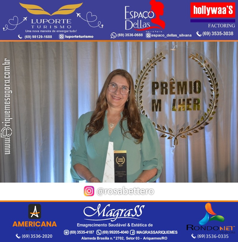 Prêmio Mulher e Prêmio Notável 2024 no Máximus Eventos em Ariquemes Rondônia