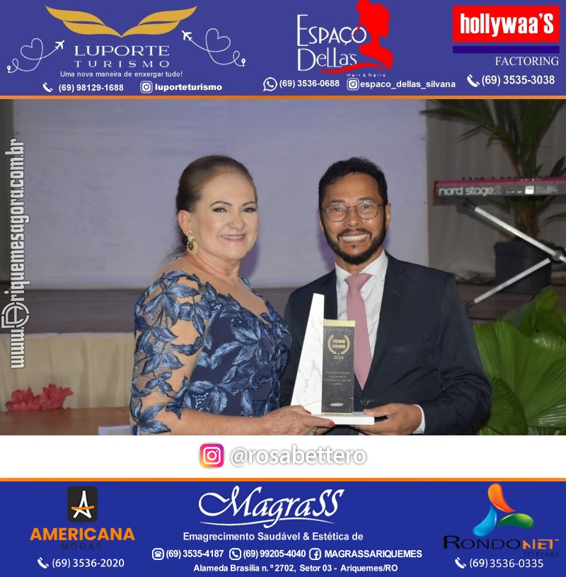 Prêmio Mulher e Prêmio Notável 2024 no Máximus Eventos em Ariquemes Rondônia