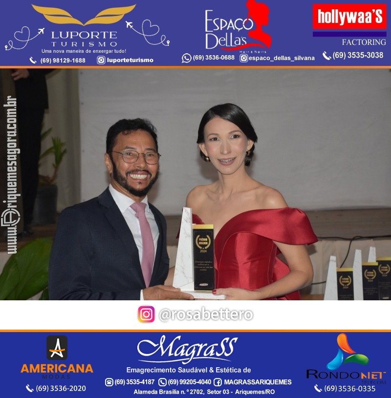 Prêmio Mulher e Prêmio Notável 2024 no Máximus Eventos em Ariquemes Rondônia