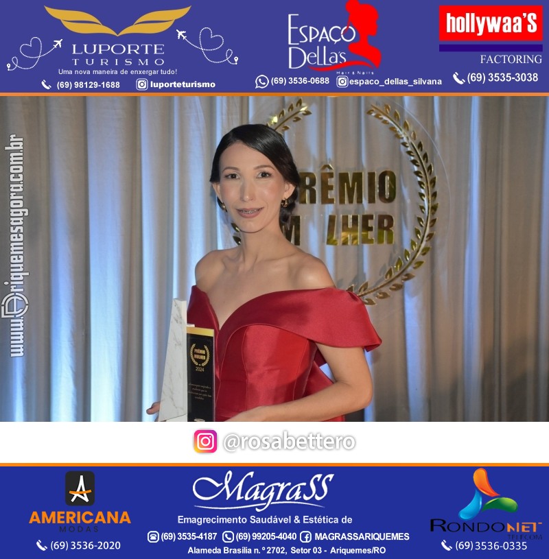 Prêmio Mulher e Prêmio Notável 2024 no Máximus Eventos em Ariquemes Rondônia