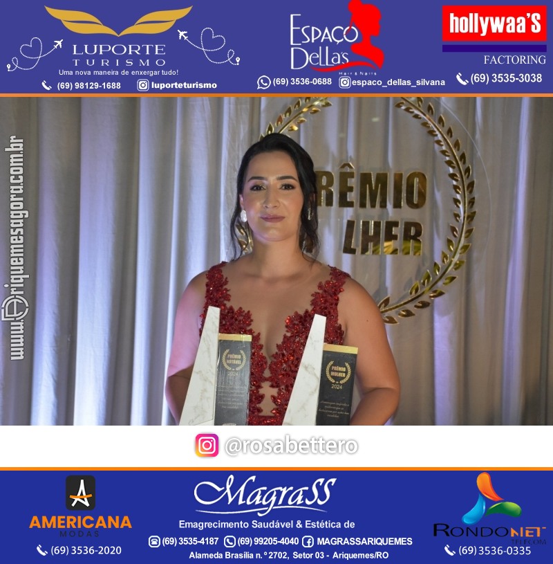 Prêmio Mulher e Prêmio Notável 2024 no Máximus Eventos em Ariquemes Rondônia