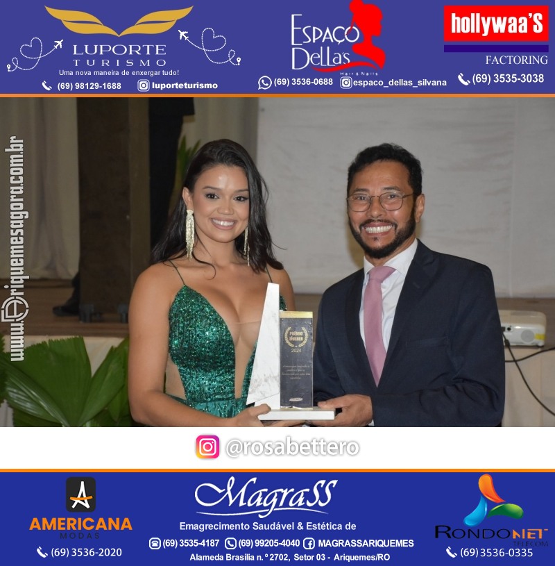 Prêmio Mulher e Prêmio Notável 2024 no Máximus Eventos em Ariquemes Rondônia