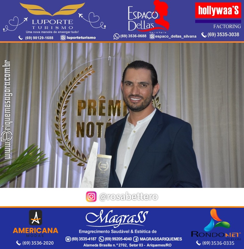 Prêmio Mulher e Prêmio Notável 2024 no Máximus Eventos em Ariquemes Rondônia