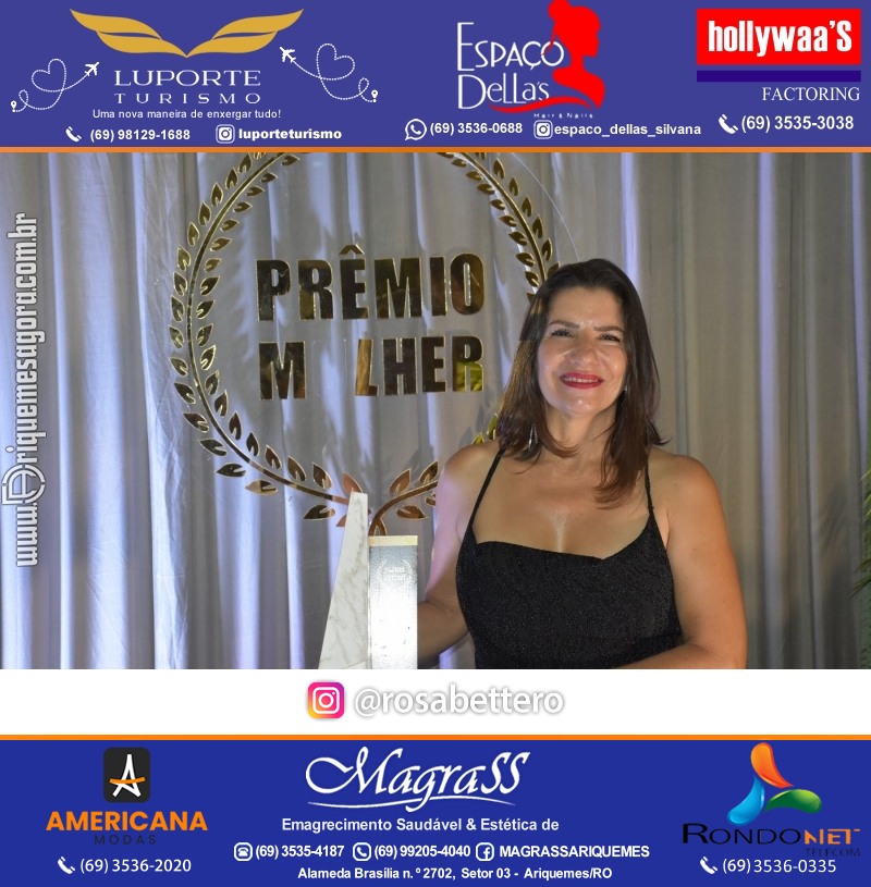 Prêmio Mulher e Prêmio Notável 2024 no Máximus Eventos em Ariquemes Rondônia