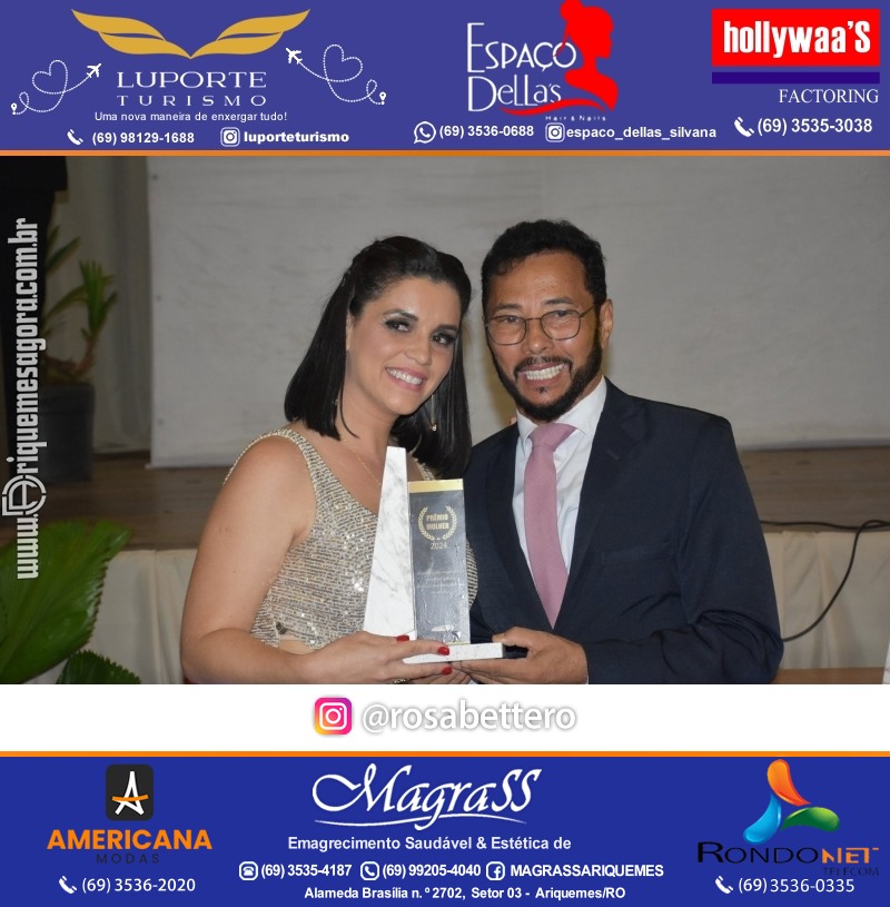 Prêmio Mulher e Prêmio Notável 2024 no Máximus Eventos em Ariquemes Rondônia