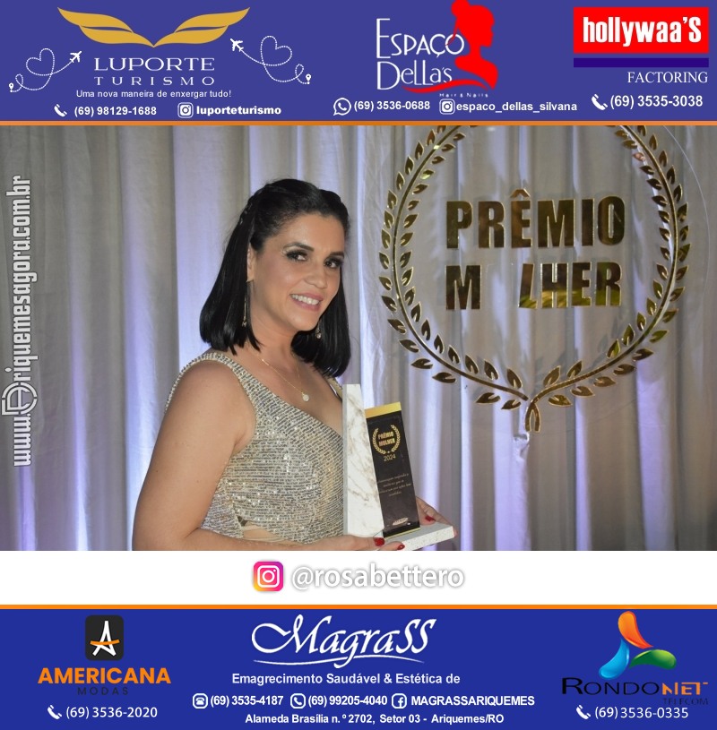 Prêmio Mulher e Prêmio Notável 2024 no Máximus Eventos em Ariquemes Rondônia