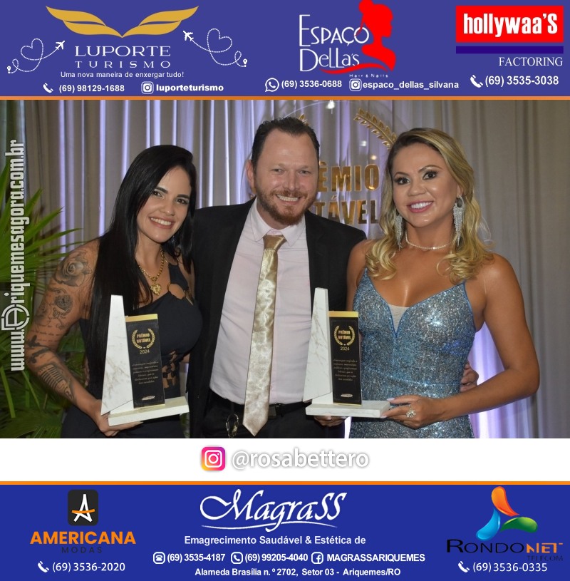 Prêmio Mulher e Prêmio Notável 2024 no Máximus Eventos em Ariquemes Rondônia