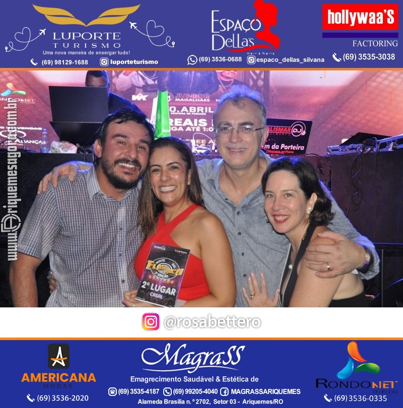 Noite do Flash Back 3ª Edição com premiações em Ariquemes Rondônia