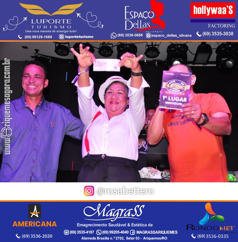 Noite do Flash Back 3ª Edição com premiações em Ariquemes Rondônia