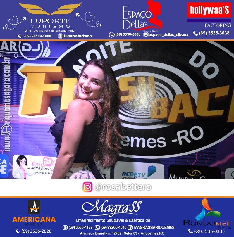 Noite do Flash Back 3ª Edição com premiações em Ariquemes Rondônia