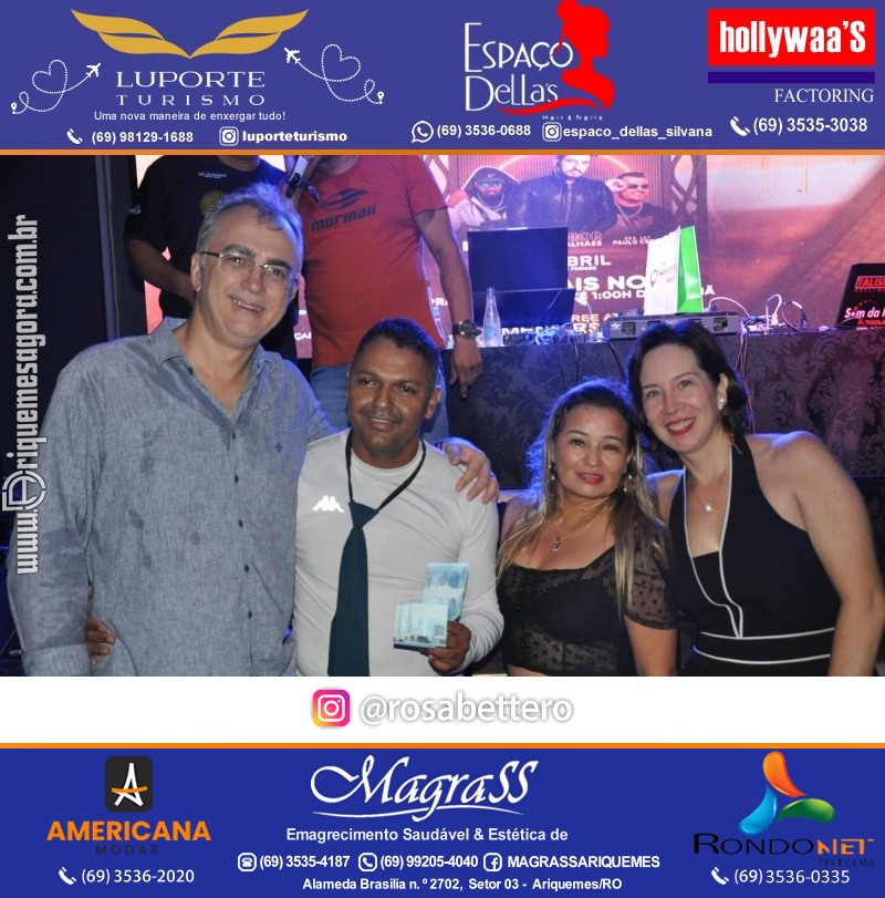 Noite do Flash Back 3ª Edição com premiações em Ariquemes Rondônia